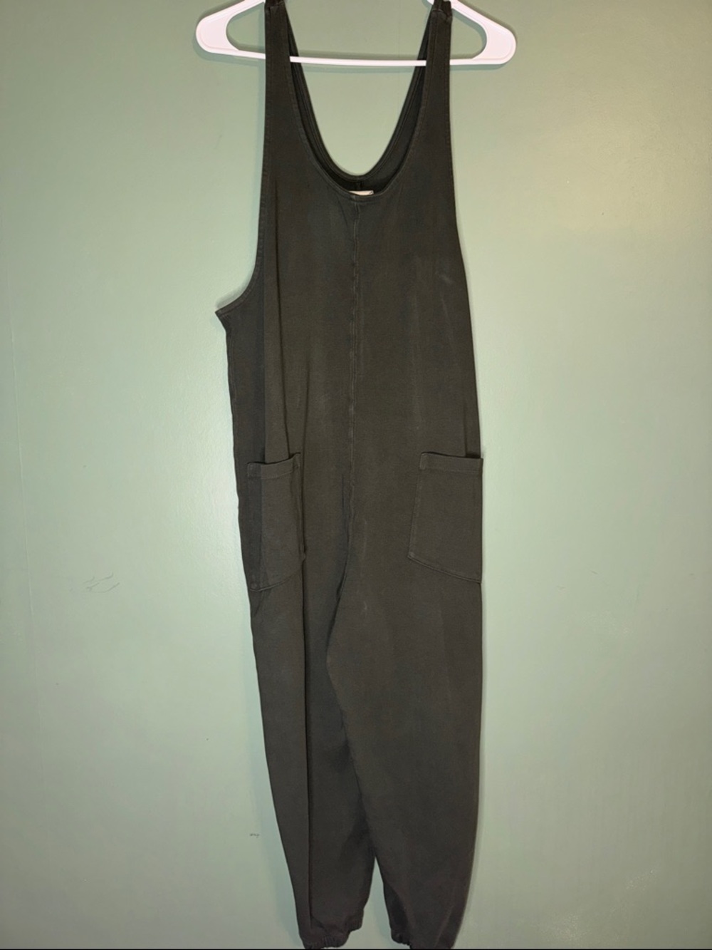 For Days Olive Green Oversized Loose Jumpsuit Onesie Large
